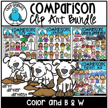Preview of Comparison Clip Art Bundle