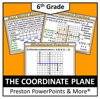 Preview of (6th) The Coordinate Plane in a PowerPoint Presentation
