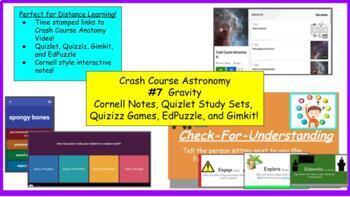 Preview of #7 Crash Course Astronomy: Gravity (Quizizz, Gimkit, Quizlet, and Kahoot)