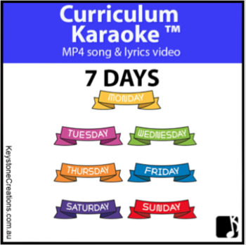 Preview of '7 DAYS' (Pre-K - 2) Curriculum Song Video l Distance Learning