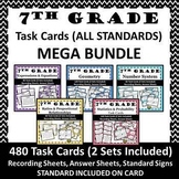 ⭐7th Grade Math Task Cards Bundle {ALL STANDARDS}⭐