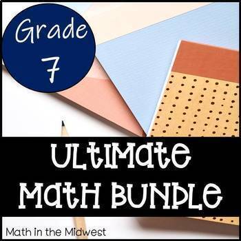 Preview of 7th Grade Math Ultimate Curriculum and Activities Bundle