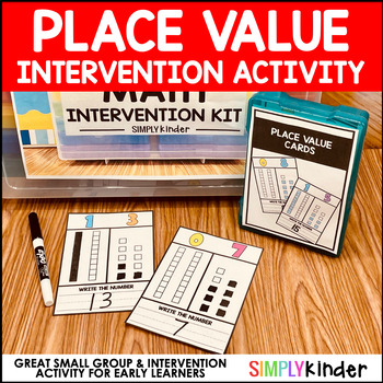Place Value Blending Cards Math Intervention Activity, Small Group