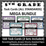 ⭐8th Grade Math Task Card Bundle {ALL STANDARDS}⭐