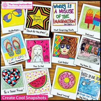 A Pop Art Box All About Me, Back to School Art Activity - The Imagination  Box