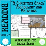 "A Christmas Carol": Activities and Vocabulary Bundle