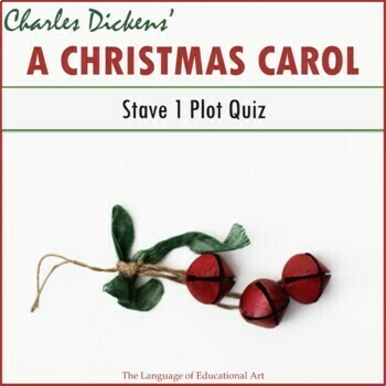 Preview of 'A Christmas Carol' Chapter 1 Quiz FREEBIE — Editable — PDF, Google Form, Easel