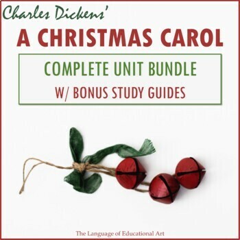 Preview of 'A Christmas Carol' Full Unit BUNDLE — Quizzes, Activities, Essays, Study Guides