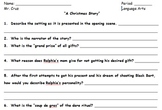 "A Christmas Story" Film Study Questions