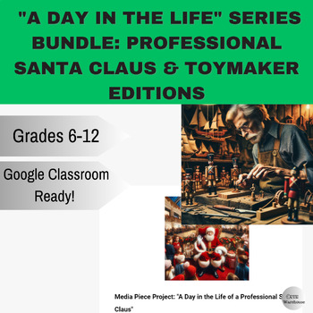 Preview of "A Day in the Life" Series Bundle: Professional Santa Claus & Toymaker Editions