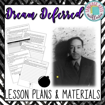 Preview of Harlem (A Dream Deferred) Lesson Plan & Materials