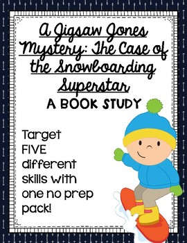 Preview of "A Jigsaw Jones Mystery: The Case of the Snowboarding Superstar" - A Book Study