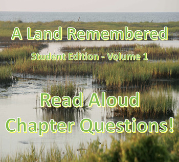 Preview of "A Land Remembered" Volume 1 - Patrick D. Smith: Chapter Questions