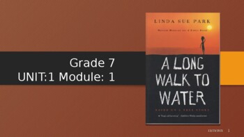 Preview of "A Long Walk to Water"