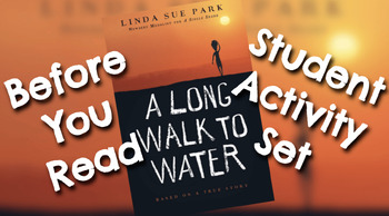 Preview of "A Long Walk to Water" Pre-Read Slides Activity