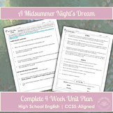 "A Midsummer Night's Dream" 4-Week Unit | Shakespeare | Hi