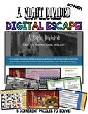 "A Night Divided" Digital Escape Activity! Use with the No