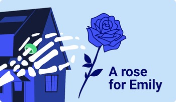 Preview of "A Rose for Emily" By William Faulkner-- Comprehensive Study Questions & Guide