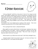"A Spooky Adventure" Reading Passage