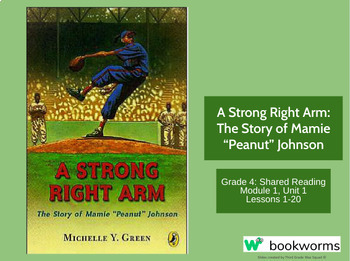 Preview of "A Strong Right Arm" Google Slides- Bookworms Supplement