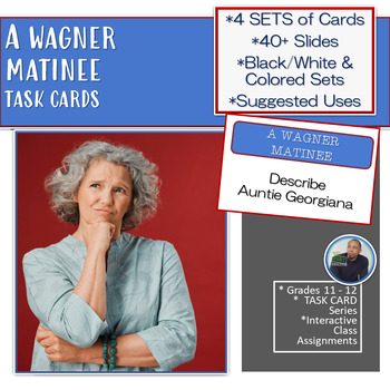 Preview of A WAGNER MATINEE [TASK CARDS]