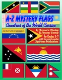 "A-Z Mystery Flags" Countries Cursive Penmanship