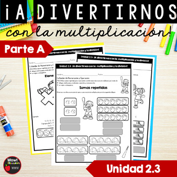 Preview of ¡A divertirnos con la multiplicación! (A) | Hojas de tareas