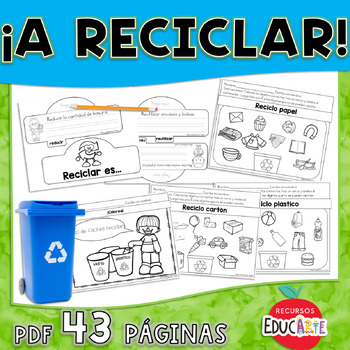 Preview of ¡A reciclar! |  Hojas sobre el reciclaje