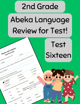 Preview of [ABEKA] Arithmetic Test Review- Test 16