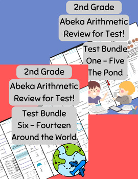 Preview of [ABEKA] Arithmetic Test Review- Tests 1-14