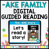 -AKE Family CVCE Digital Guided Reading Boom Cards™ & Goog