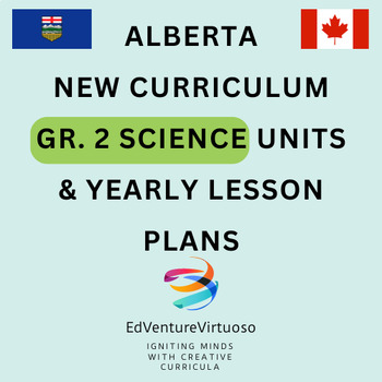 Preview of **ALBERTA NEW CURRICULUM GR. 2 SCIENCE Unit & Yearly Lesson Plans