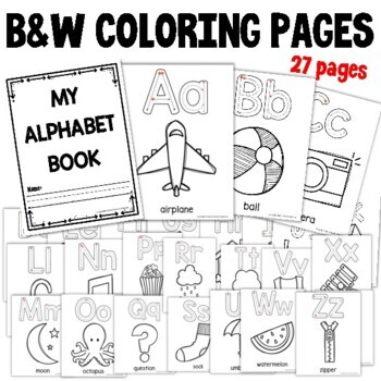 Alphabet Coloring Book and Posters