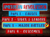 * AMERICAN REVOLUTION!!! PART 3 MAJOR BATTLES - VISUAL, TE