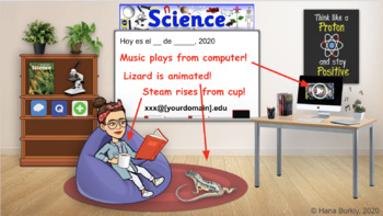 Preview of [ANIMATED] Science virtual classroom