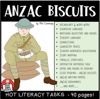 Preview of "ANZAC Biscuits" - HOT reading comprehension activities