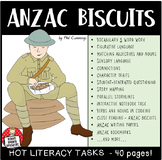 "ANZAC Biscuits" - HOT reading comprehension activities