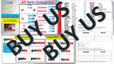 -AR VERBS POWER POINT AND WORKSHEET PRESENT CONJUGATION