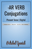 -AR Verb Conjugations | Present Tense | Digital