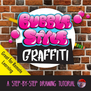 Preview of Bubble-Style Graffiti Drawings - Print & Digital