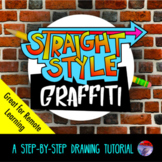 Straight-Style Graffiti Drawings - Print & Digital