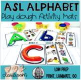  ASL Alphabet Playdough Mats