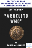 “Abuelito Who” Poem by Sandra Cisneros MC Reading Analysis