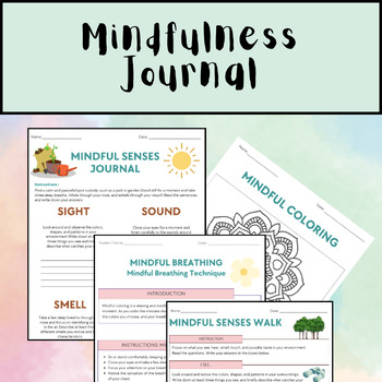 *Adapted* Mindful Journal, SEL Activities by Movement is Medicine-Emily W