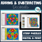  Adding and Subtracting Decimals Puzzle Activity Digital a