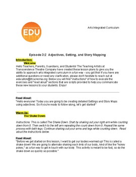 Preview of "Adjectives, Setting, and Story Mapping" Grades 1-3 | Read Aloud Lesson Plan