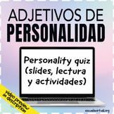  Adjectives of Personality in Spanish - Quiz and Reading C