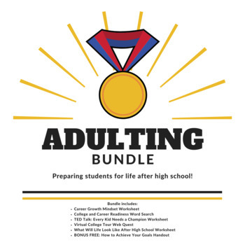 Preview of "Adulting" Bundle: Preparing Students for Life After High School - PDF