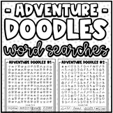 "Adventure" Doodle Word Searches | Fun Challenge, Early Fi