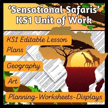 Preview of 'Africa' Geography and Art - Planning and Resources (Sensational Safaris)